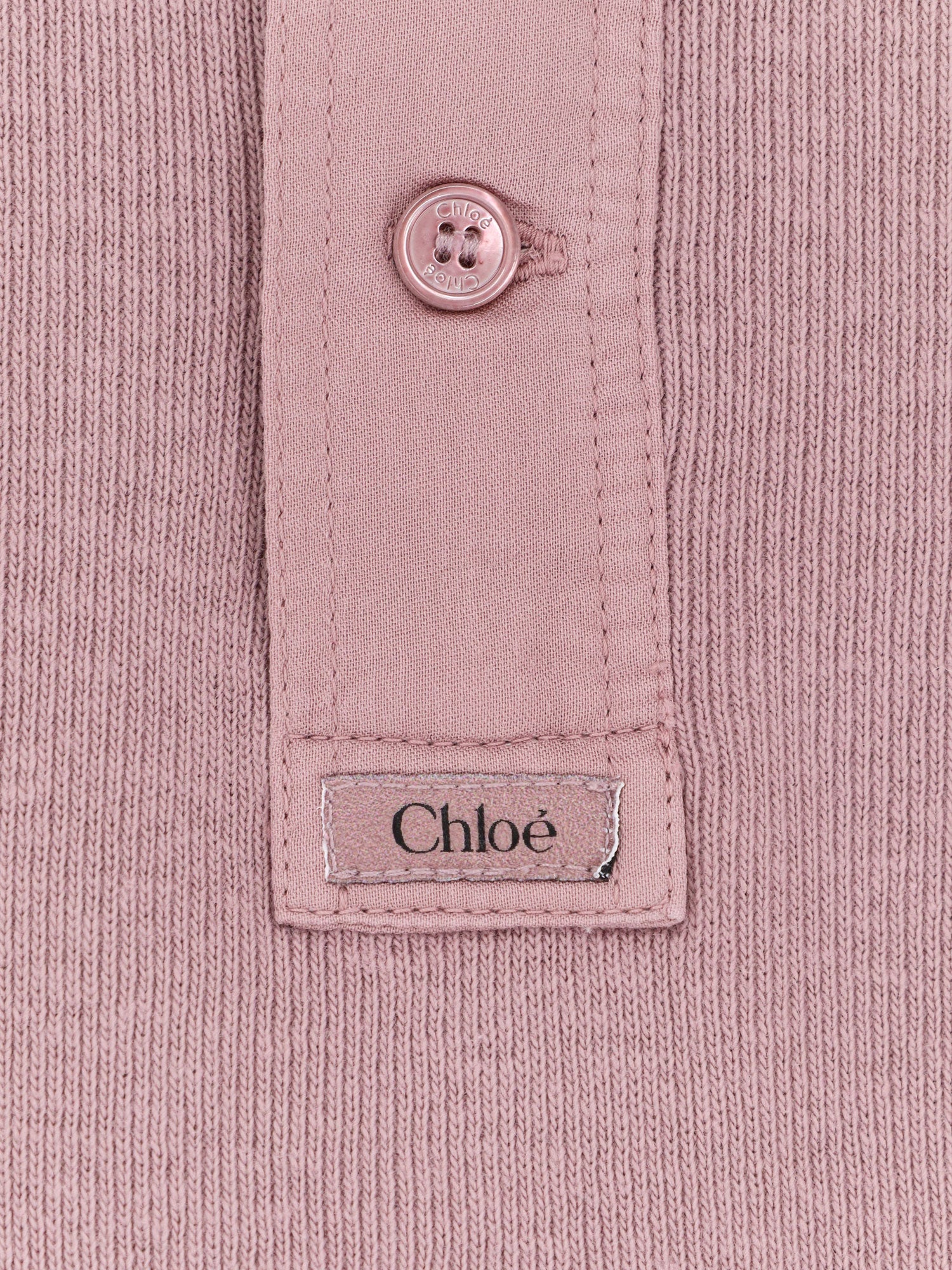Chloè T-shirts and Polos Blushy Purple Cotone