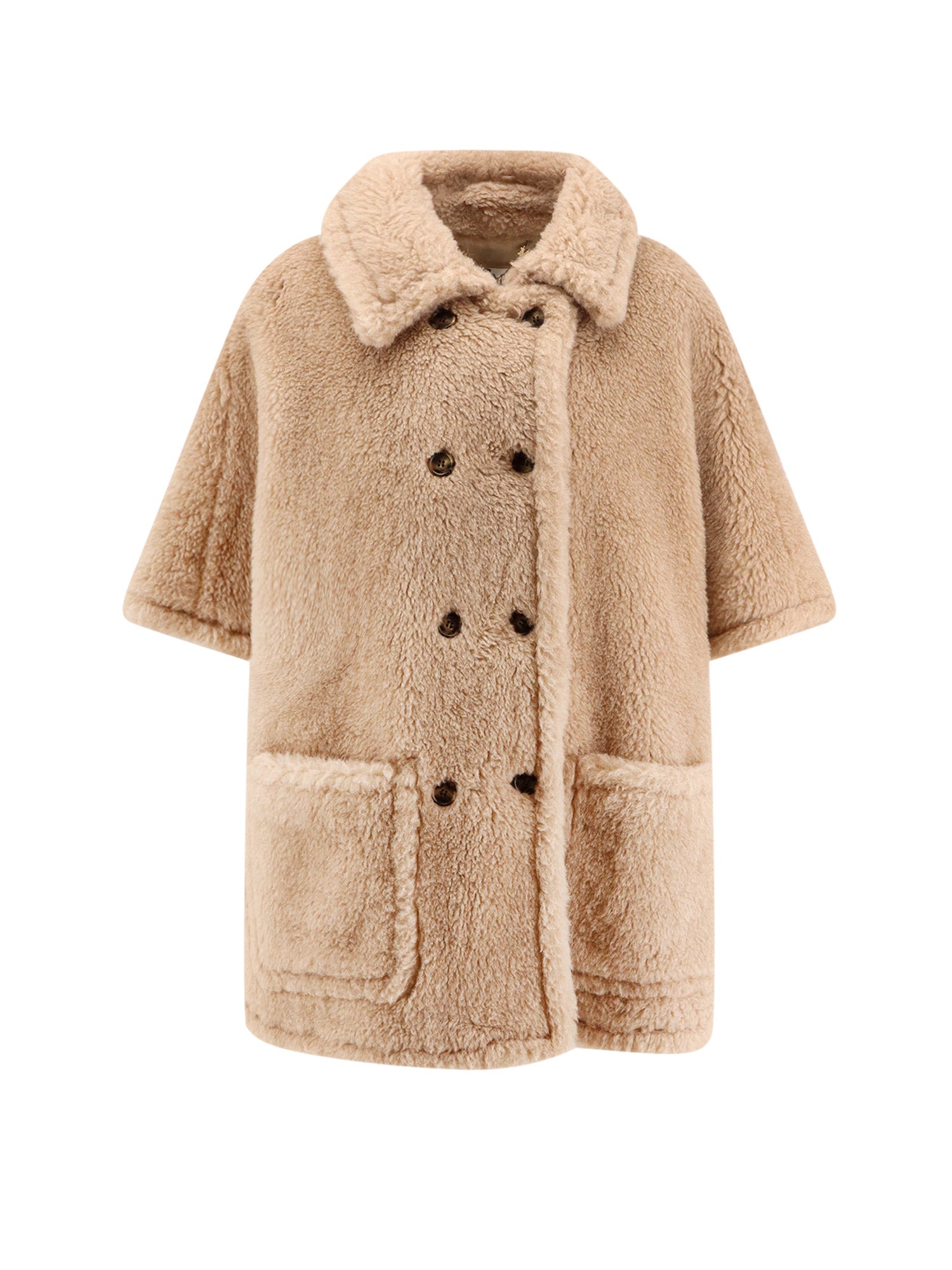 Max Mara Jackets Beige Alpaca Cashmere Seta