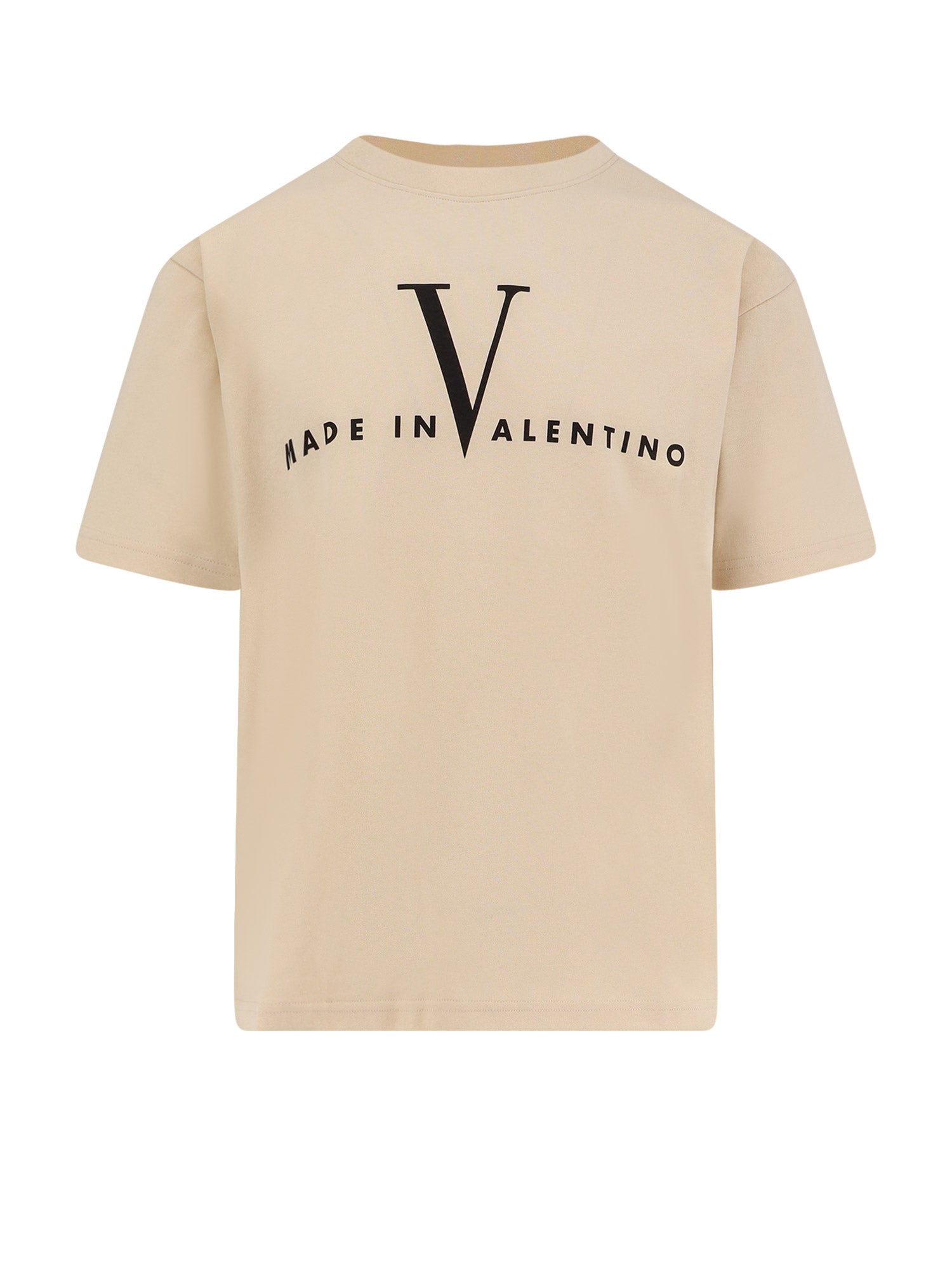 Valentino T-shirts and Polos Burro Nero Cotone