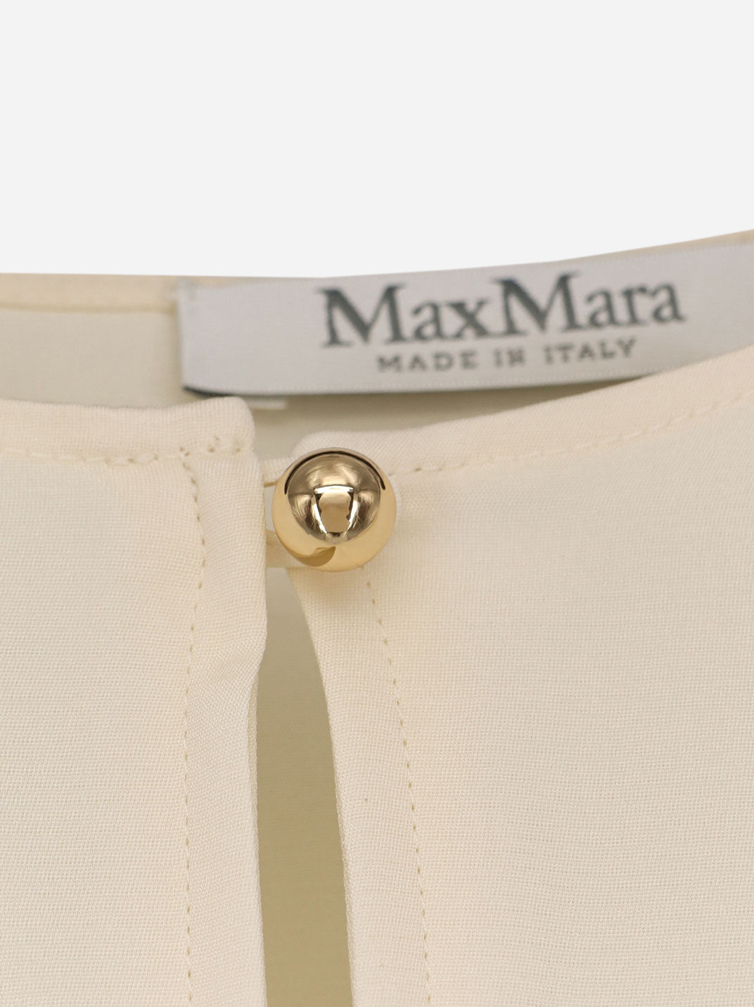 Max Mara Shirts Ivory Seta Elastan