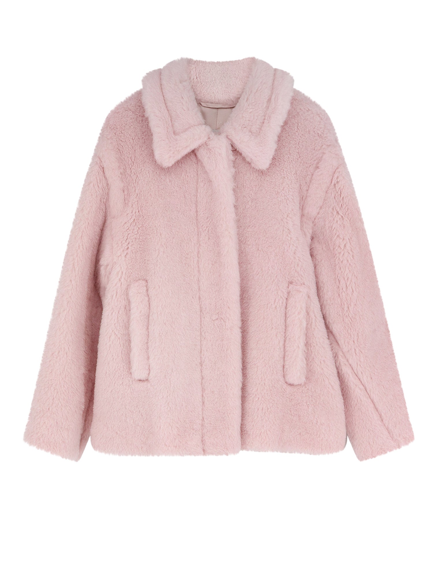Max Mara Jackets Pink Alpaca Lana Vergine Seta