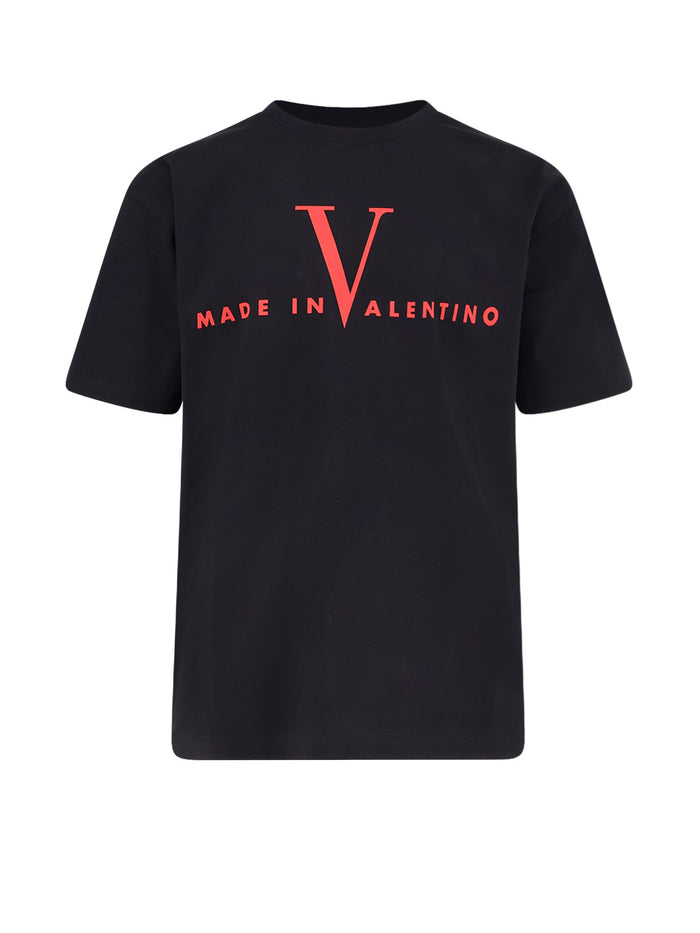 Valentino T-shirts and Polos Black Cotone