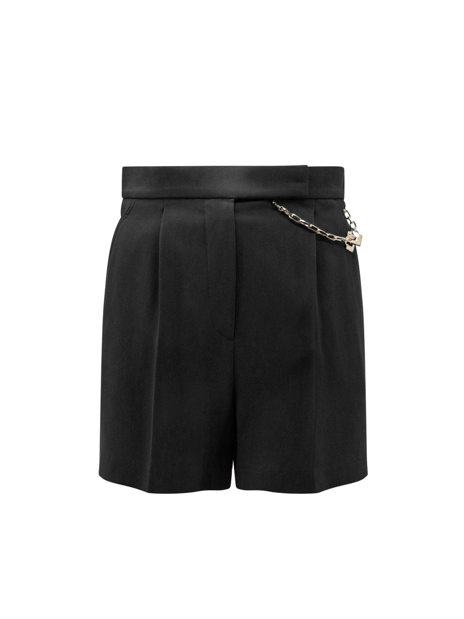 Elisabetta Franchi Shorts Black Viscosa Elastan