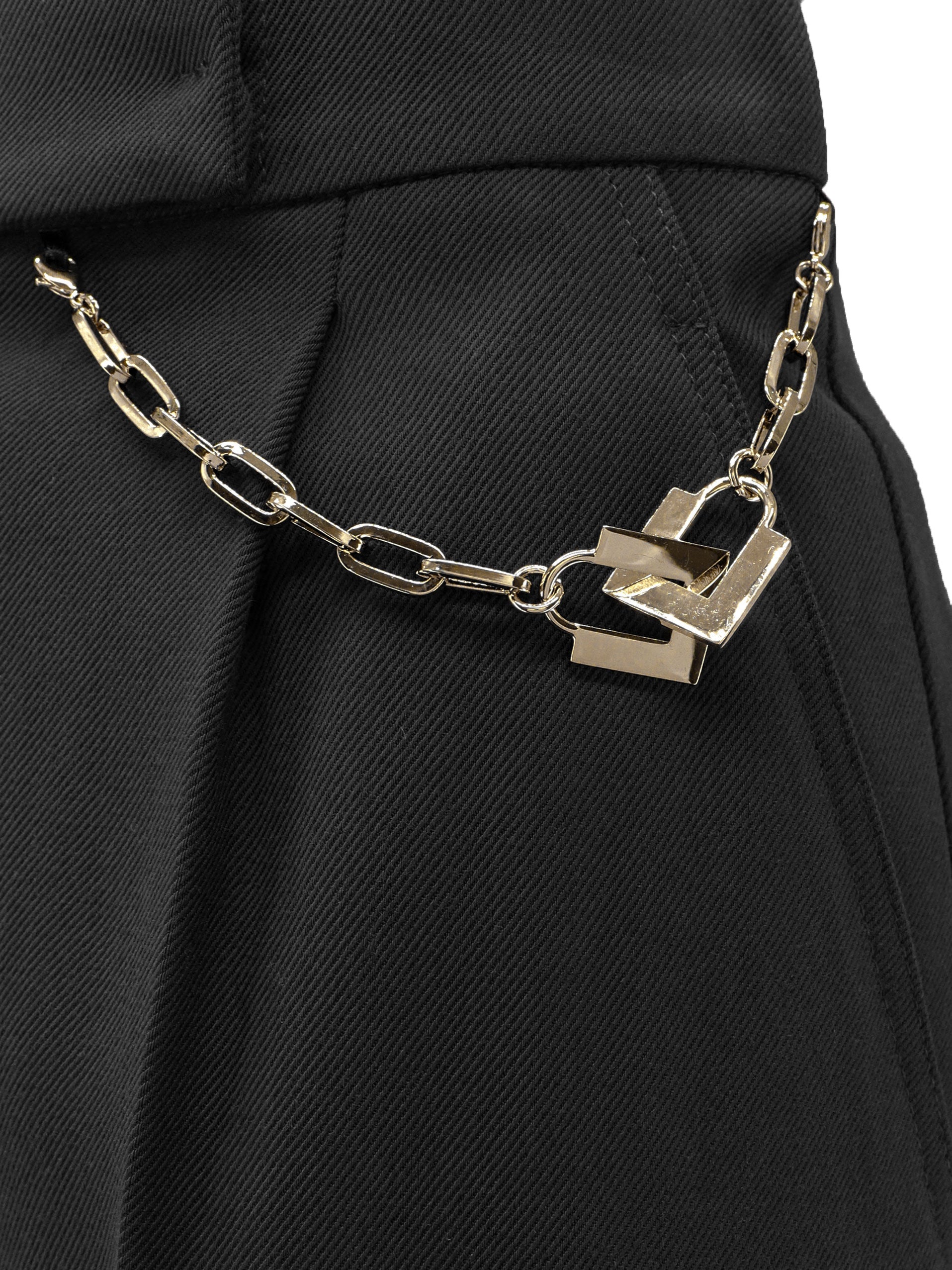 Elisabetta Franchi Shorts Black Viscosa Elastan