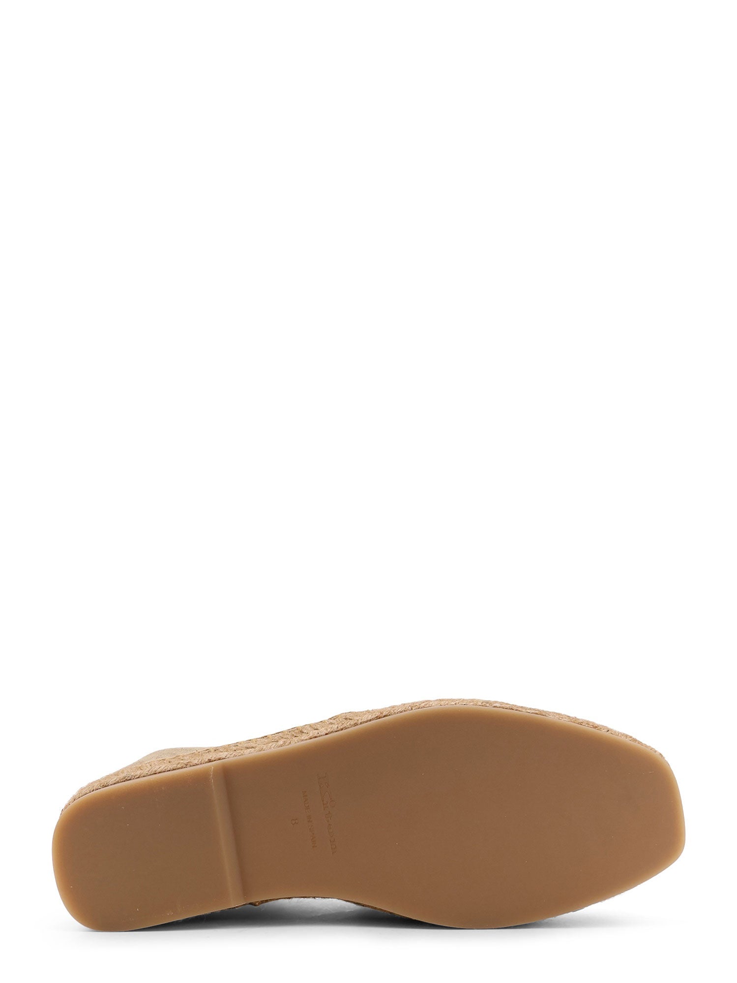 KITON CIRO PAONE Flat shoes Sand Suede/rafia