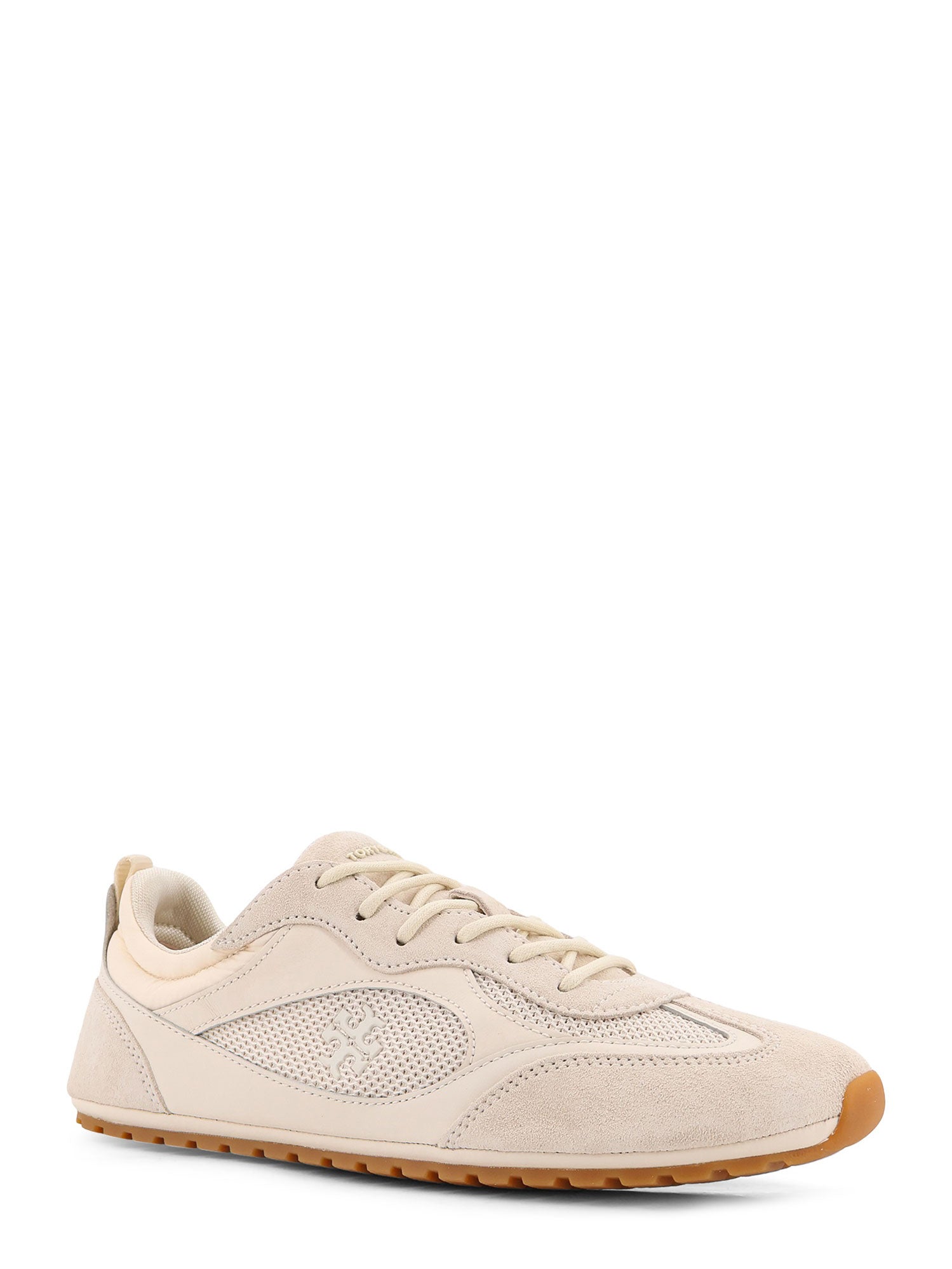 Tory Burch Sneakers Light Cream Pelle/nylon