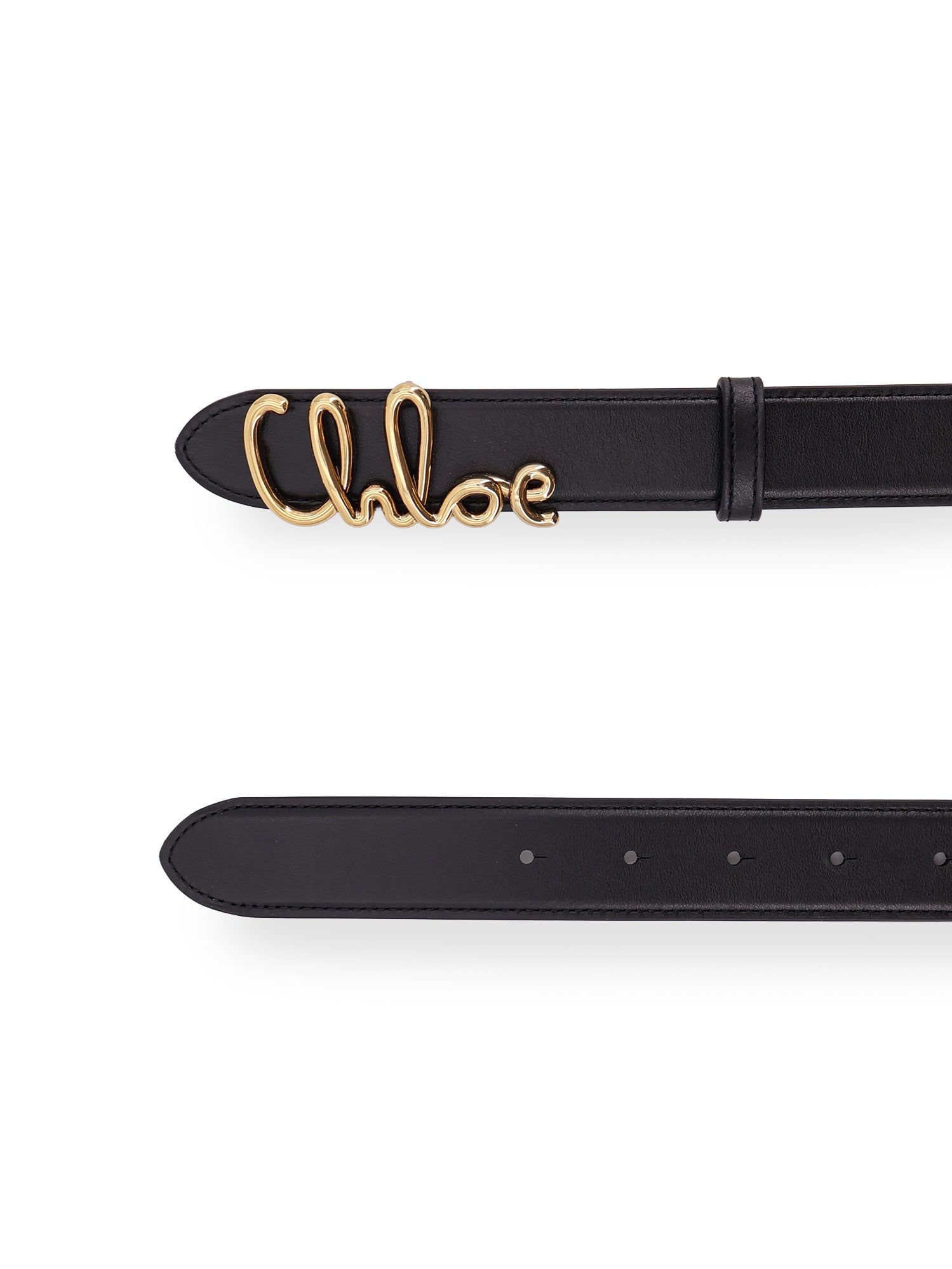 Chloè Belts Black Pelle