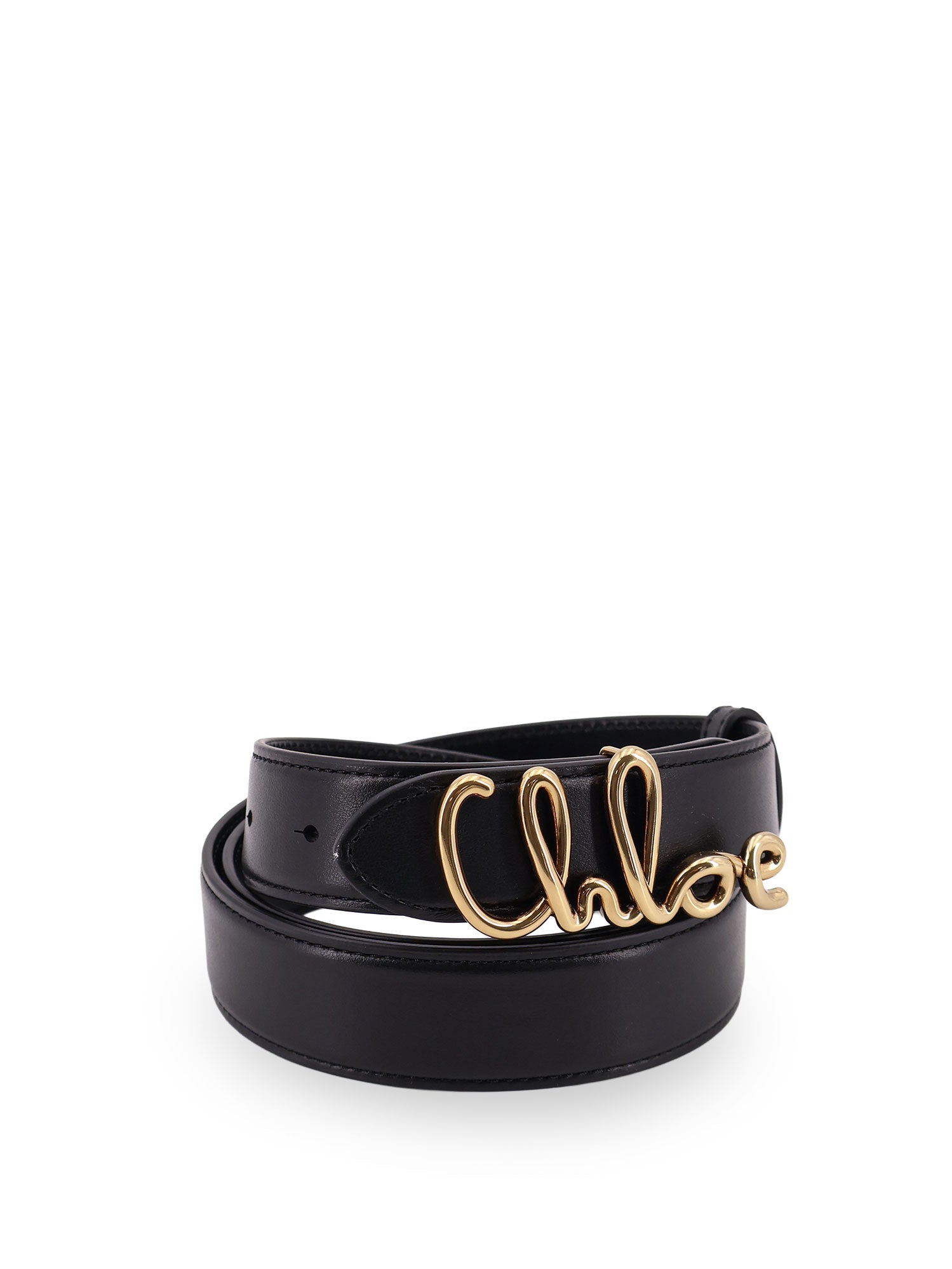 Chloè Belts Black Pelle