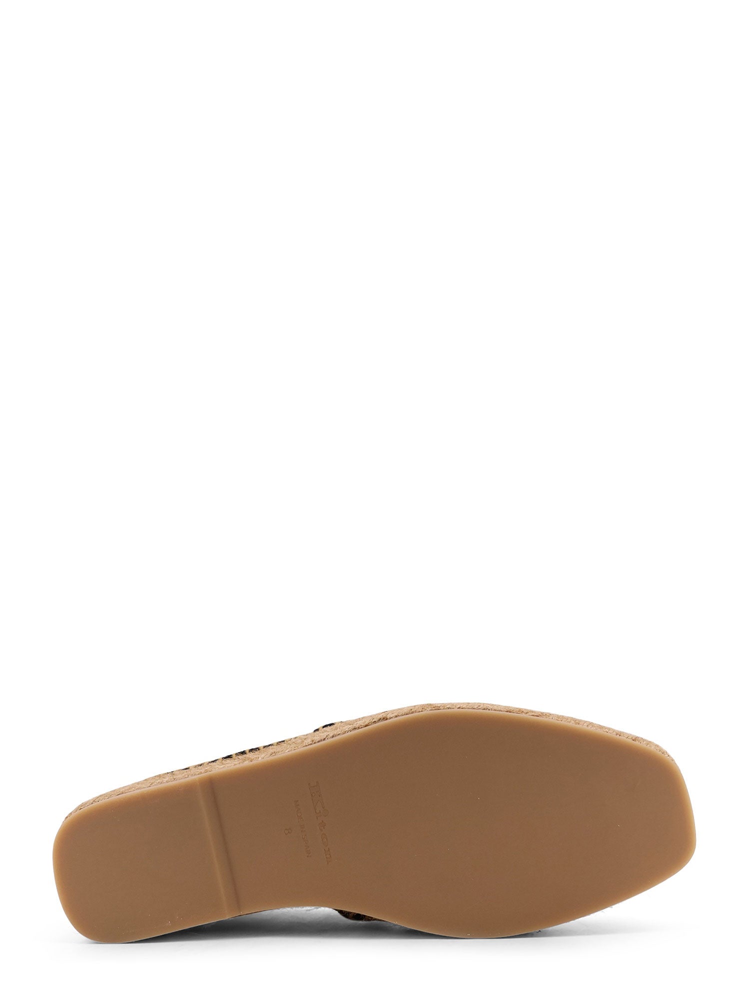 KITON CIRO PAONE Flat shoes Blue Suede/rafia