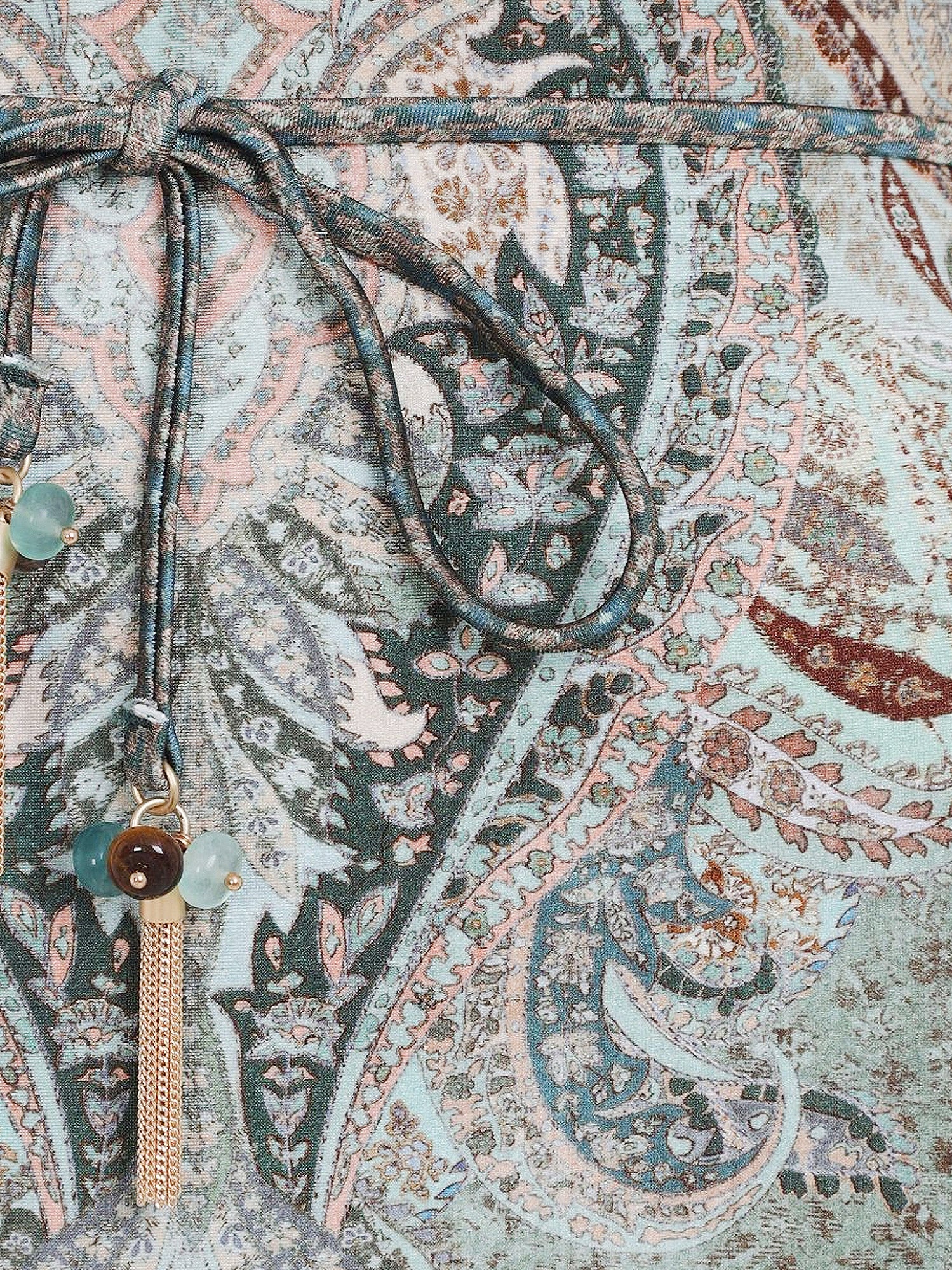 Zimmermann Sea clothing Tapestry Teal Multi Poliammide Elastan