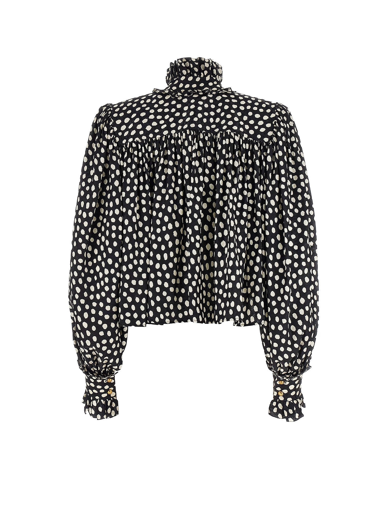 Chloè Shirts Black - Beige 1 Seta