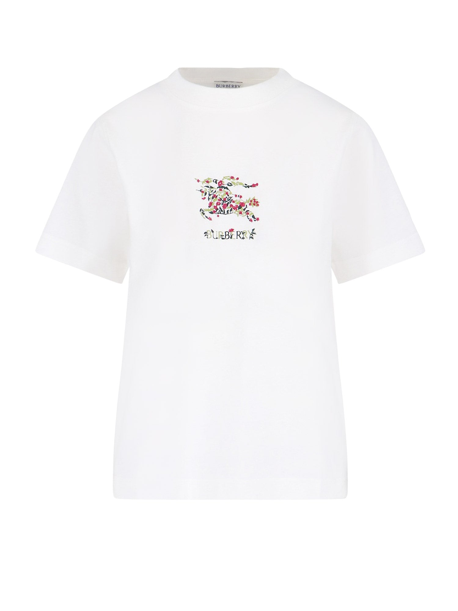 Burberry T-Shirts And Polos Chalk White Cotone