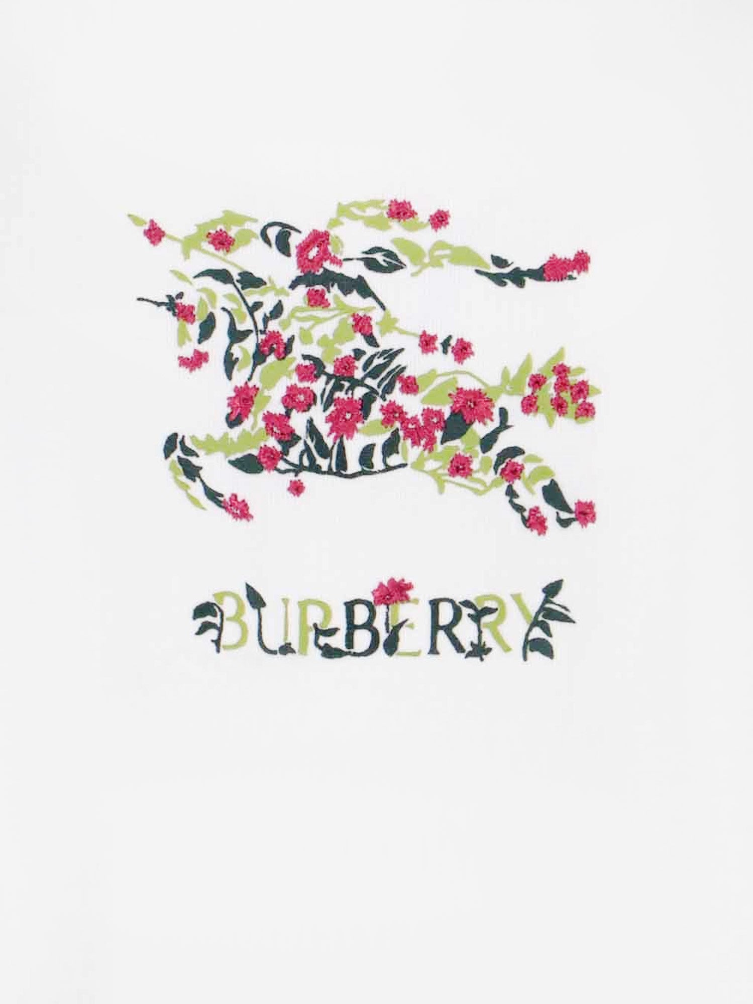 Burberry T-Shirts And Polos Chalk White Cotone