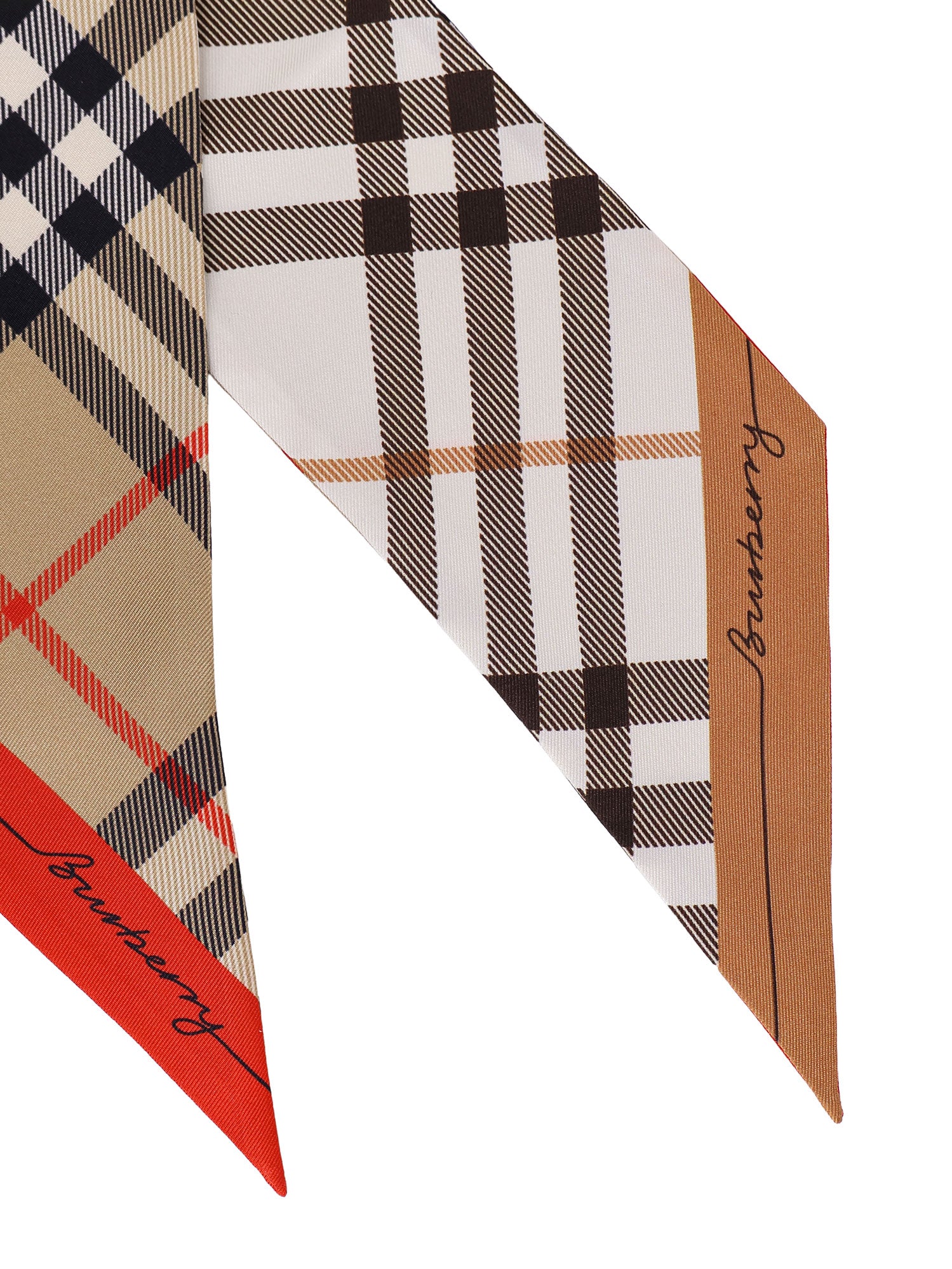 Burberry Scarfs Sand Seta