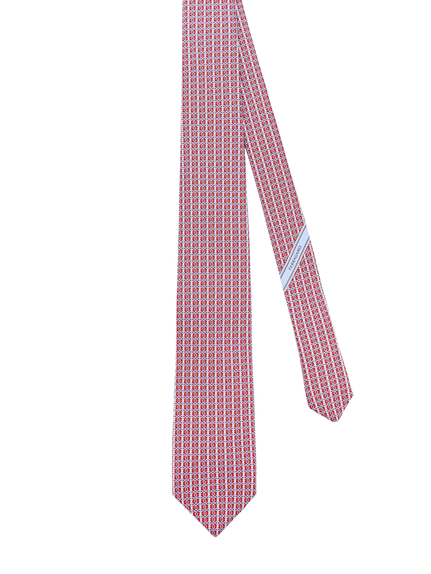 Ferragamo Ties Red Seta