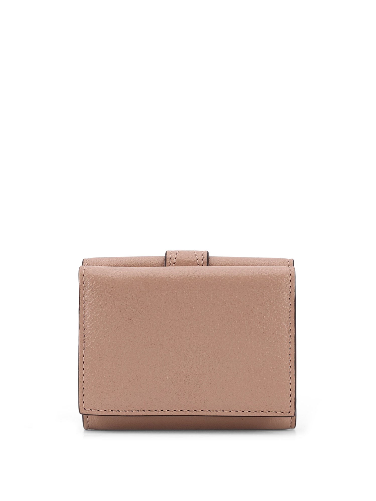 Chloè Wallets Earthy Pink Pelle