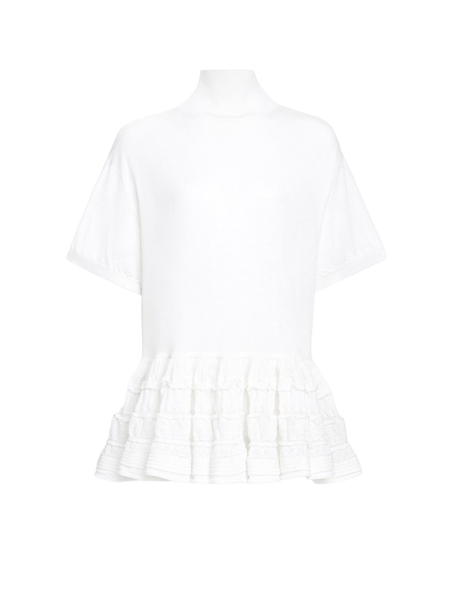 Alaia Sweaters White Lana Vergine