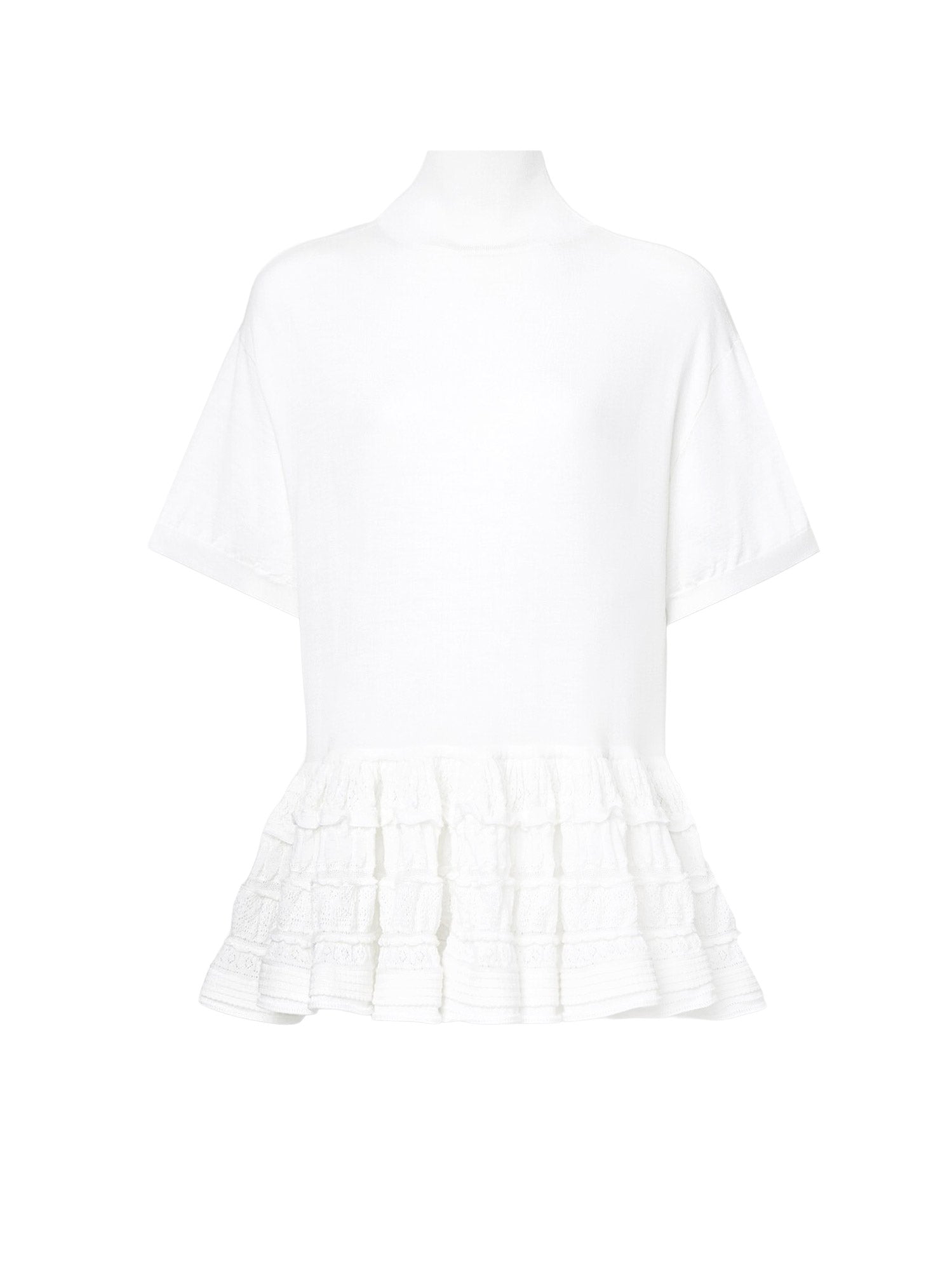 Alaia Sweaters White Lana Vergine