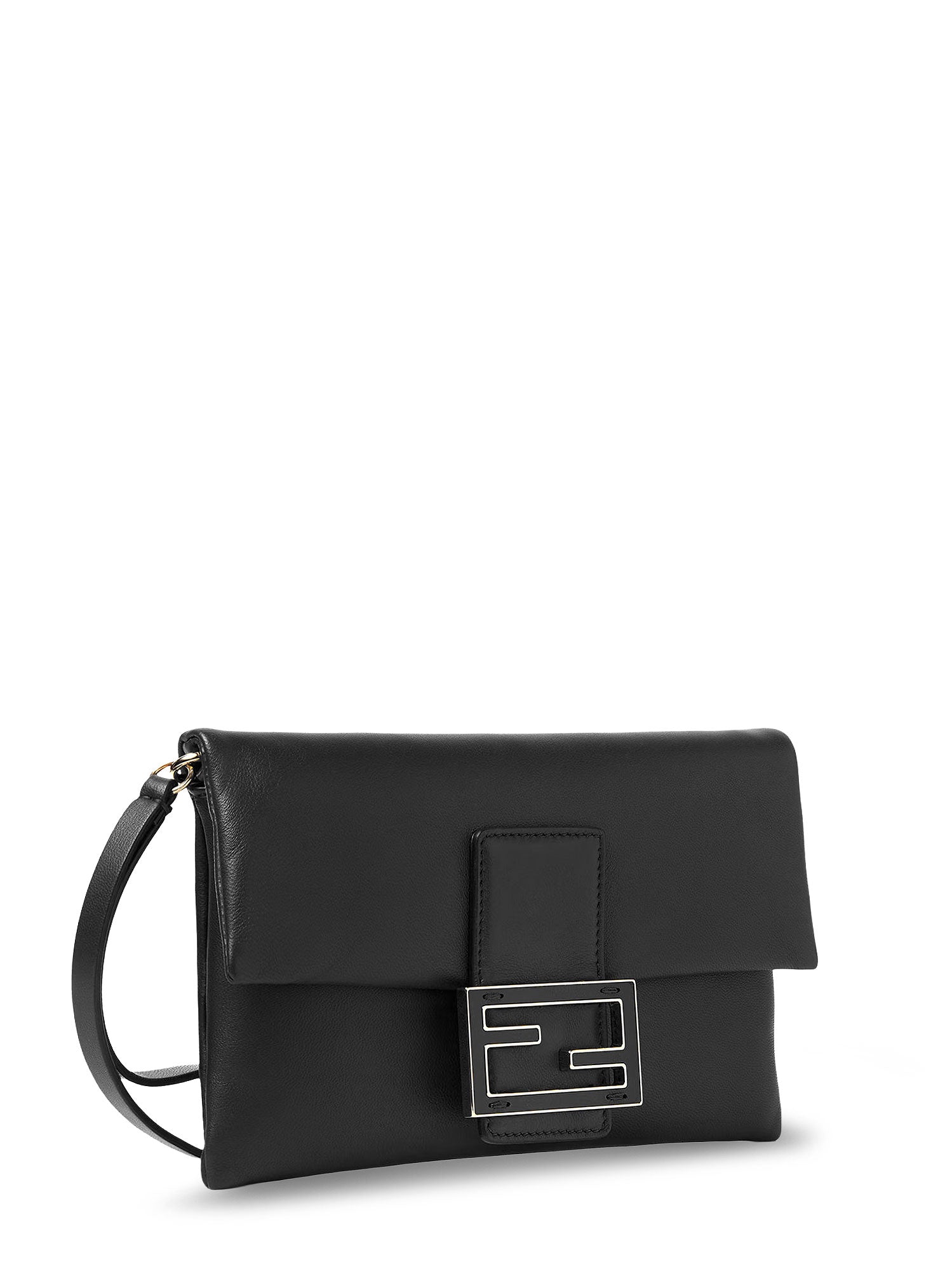Fendi Bags Nero Oro Soft Pelle