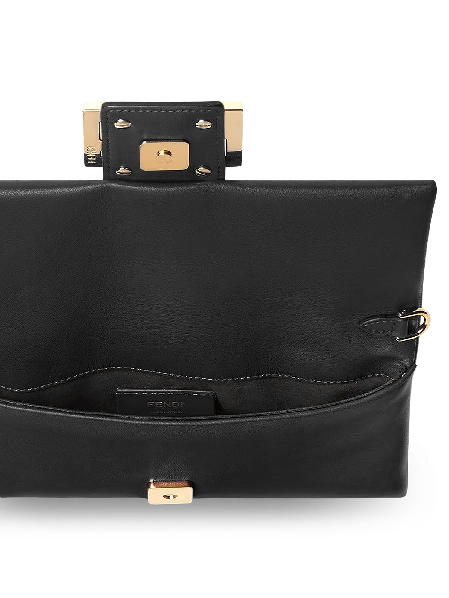 Fendi Bags Nero Oro Soft Pelle