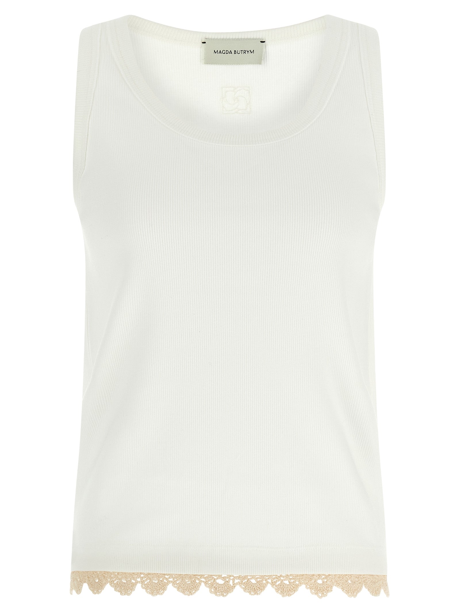 PF 25 Top 01 White Cotton Tops