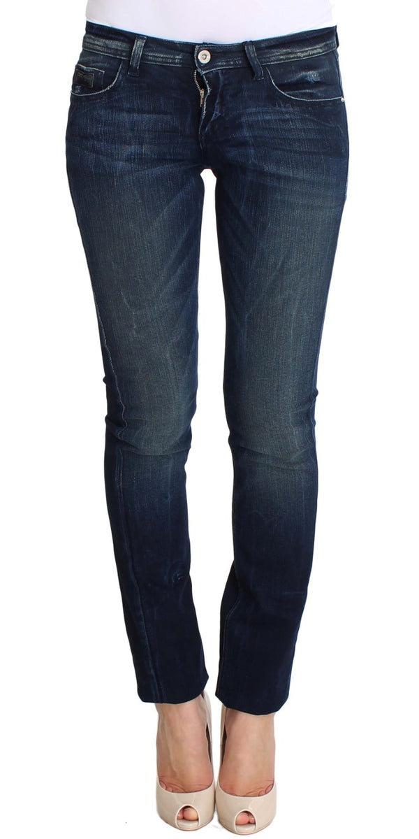 Costume National 74% Cotton jeans in blue