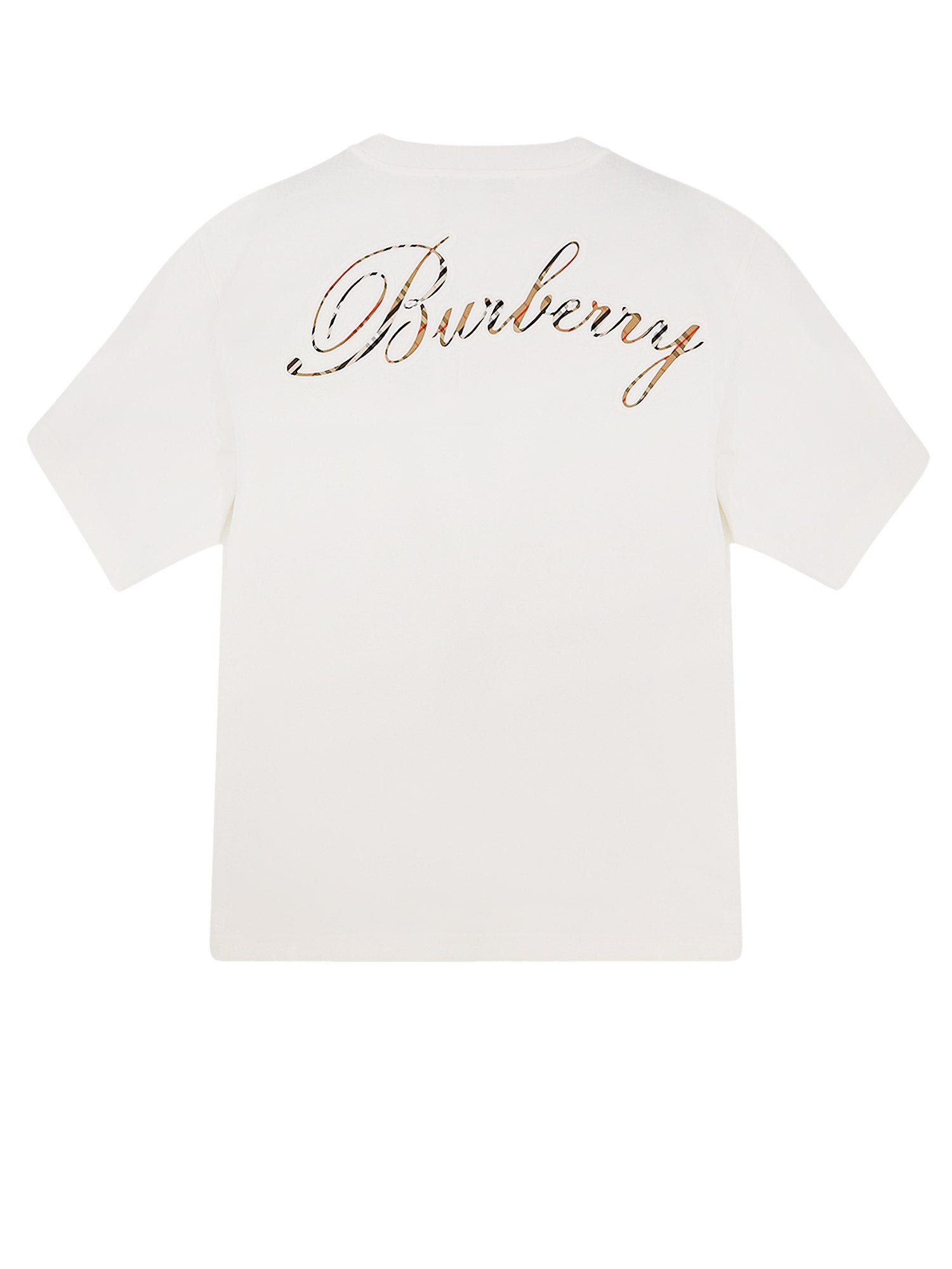 Burberry T-shirts and Polos Chalk Cotone Elastan