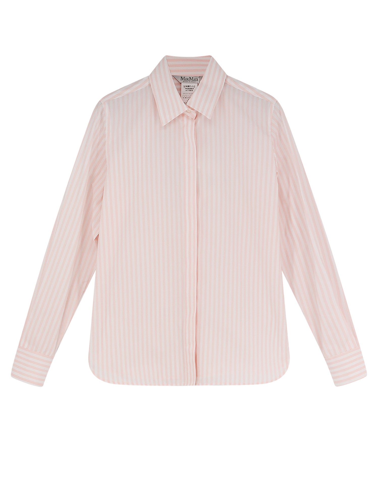 Max Mara Shirts Pink Cotone
