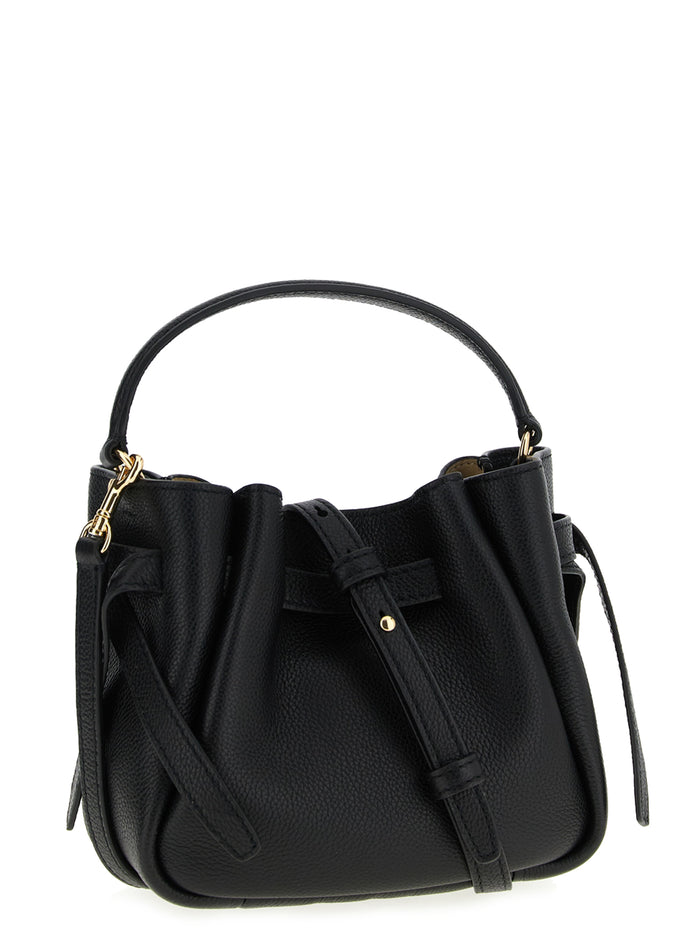 Romy bucket bag Black Cow Leather (bos Taurus) Crossbody