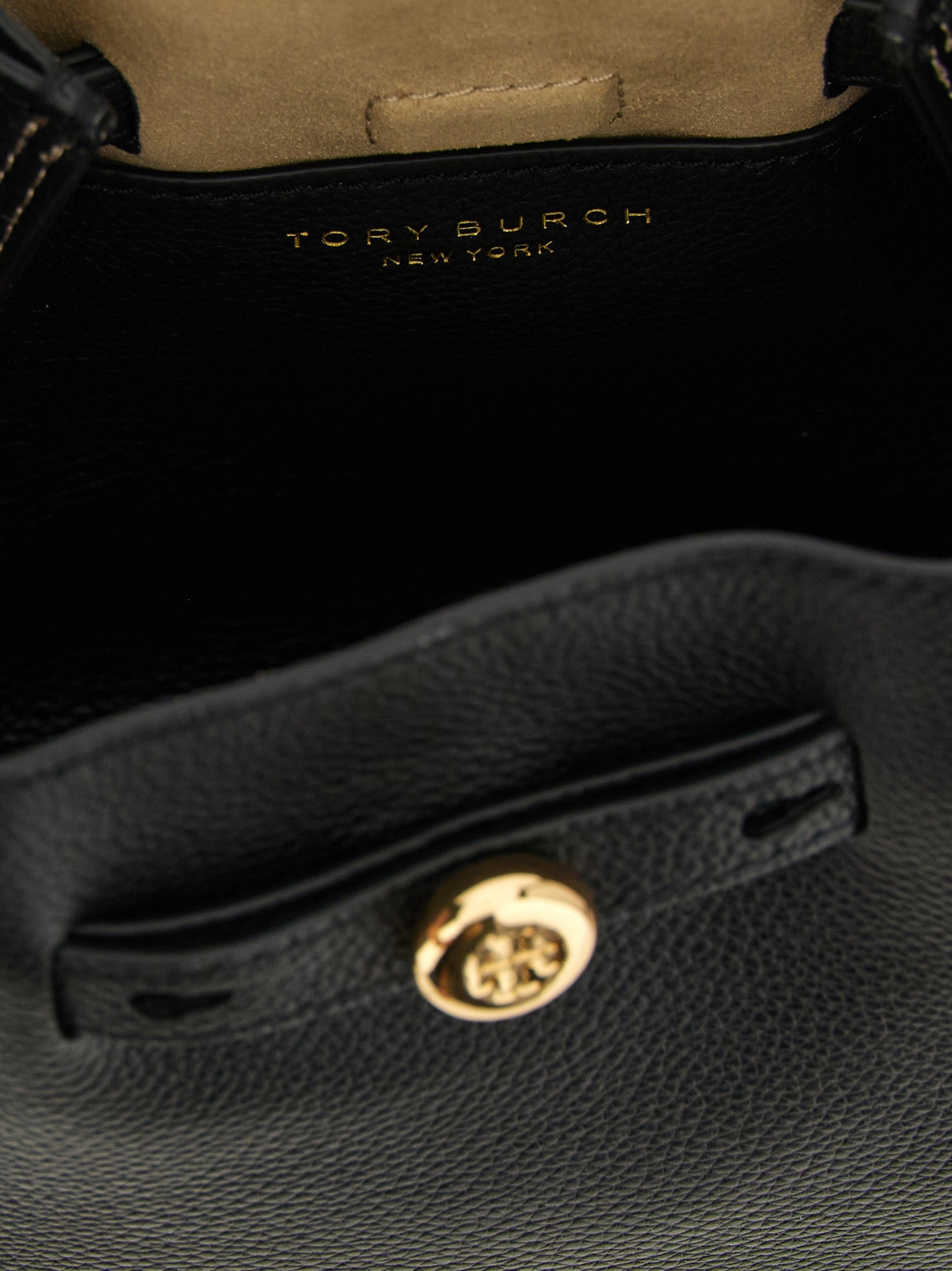 Romy bucket bag Black Cow Leather (bos Taurus) Crossbody