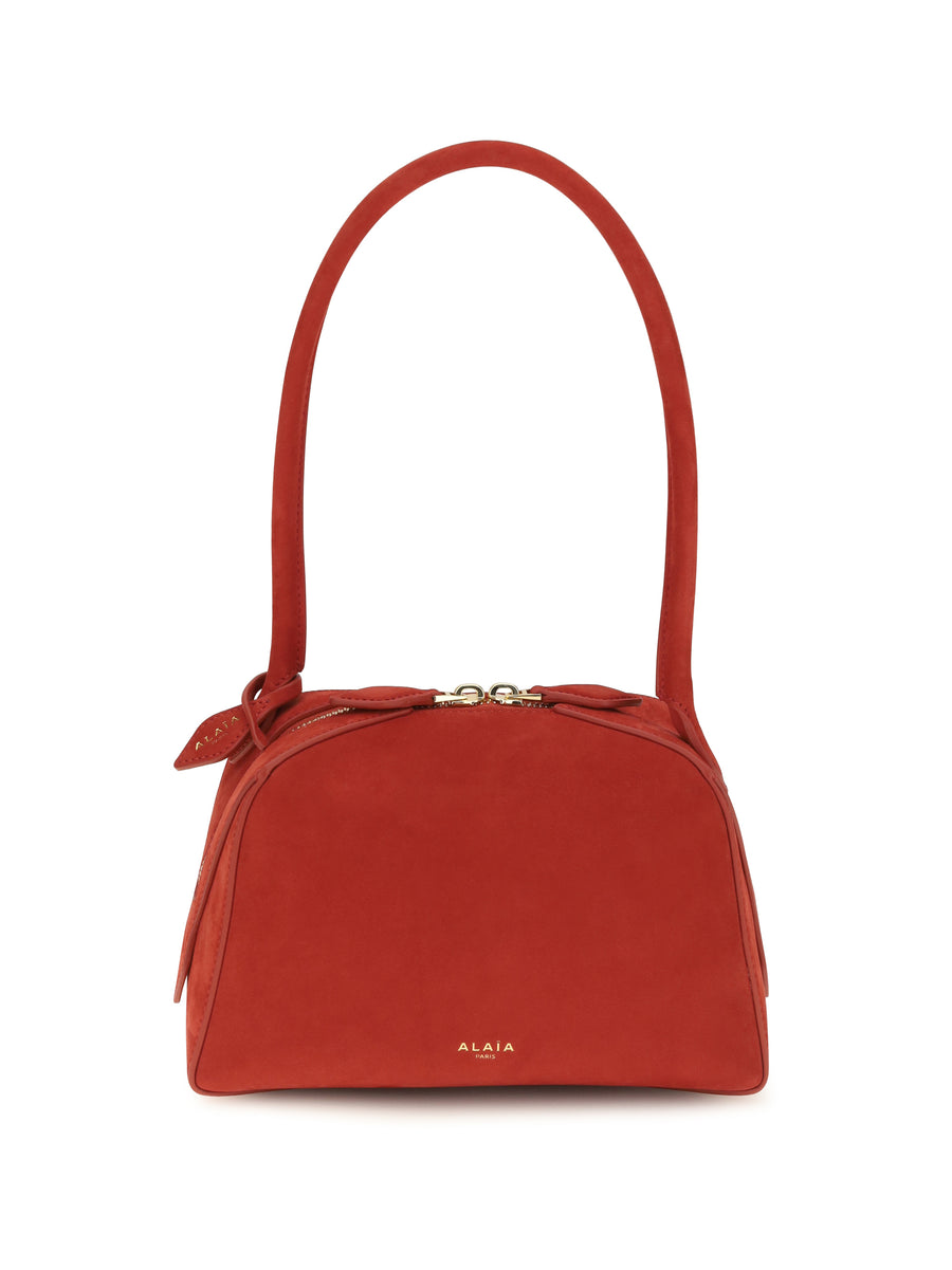 Shoulder Bag Le Bouledogue Vivid Red Calf Leather