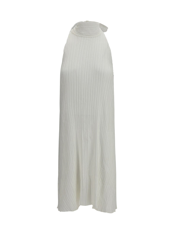 Gongdid Design 100% Polyester dress in white