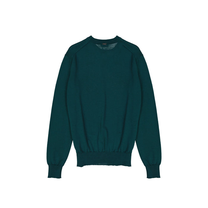 Herno Wool Pullover Green Virgin