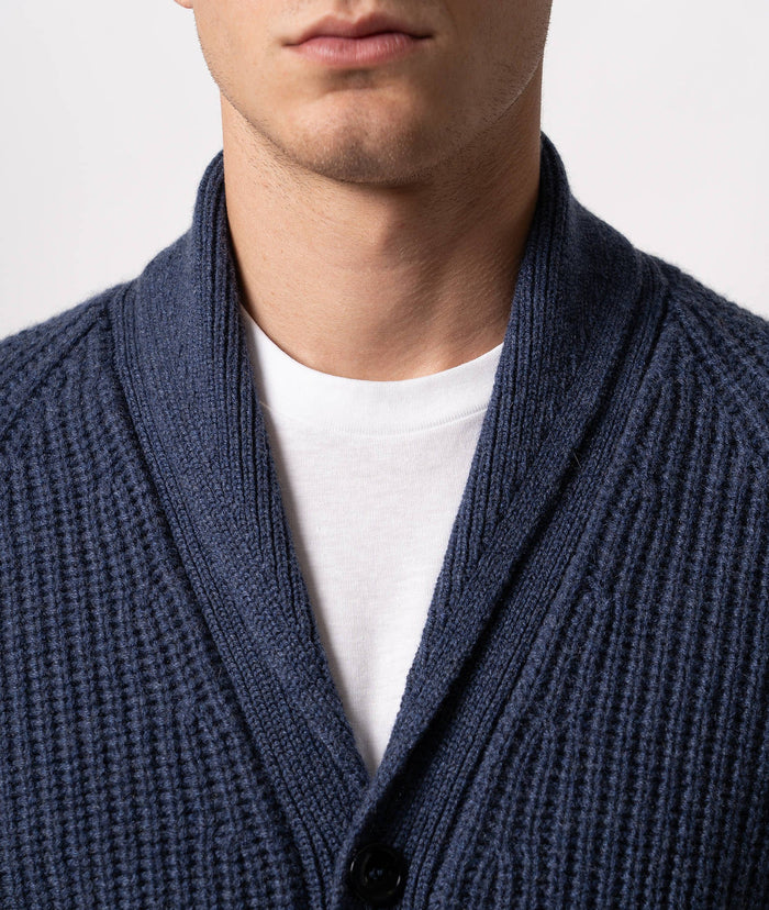 Cashmere Cardigan Innsbruck Blue Knitwear