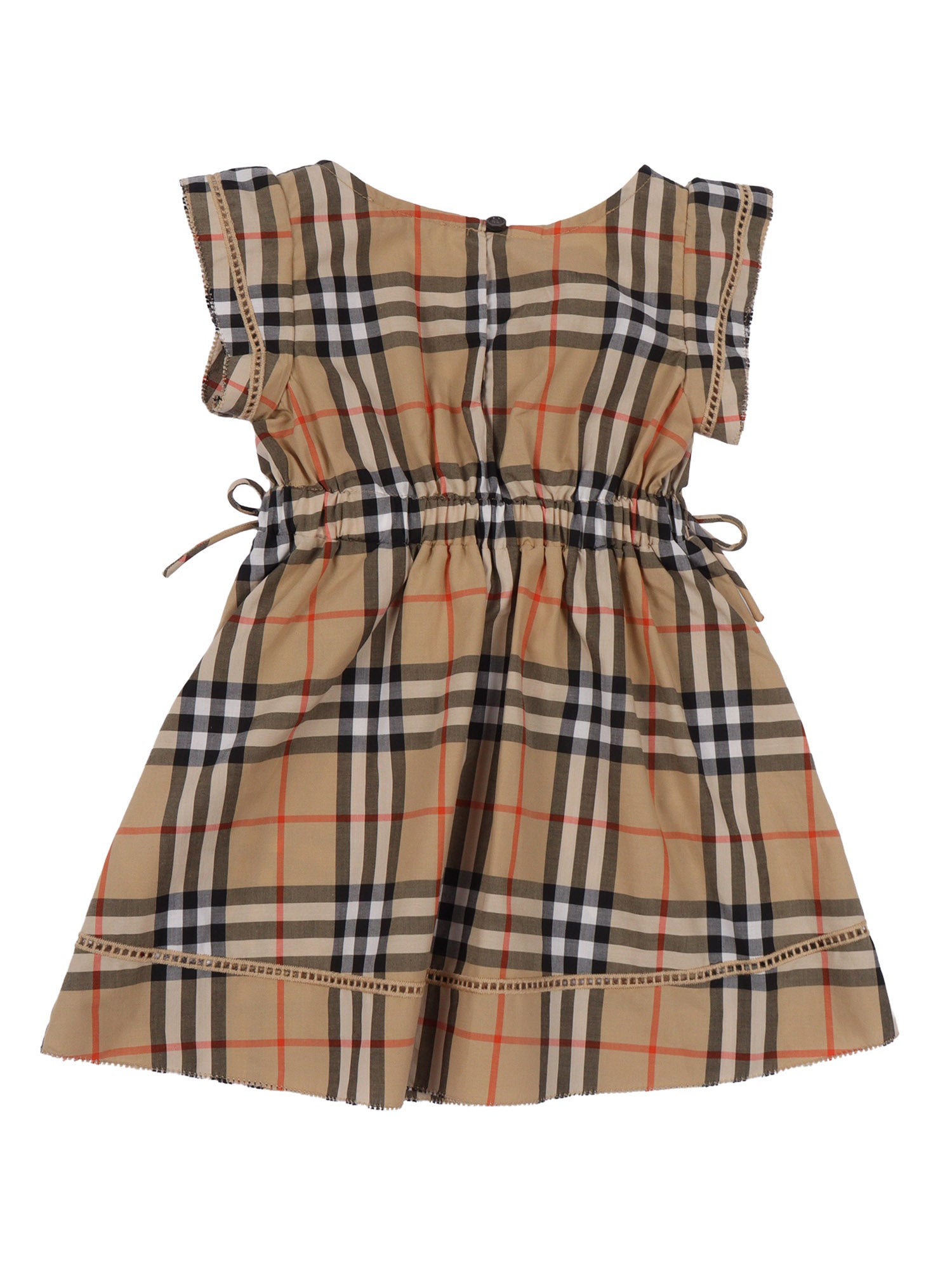 INF GIRL DRESSES Beige Cotton