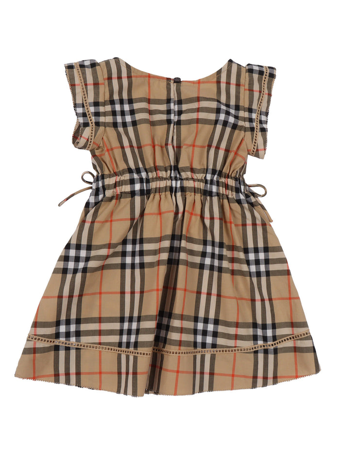 INF GIRL DRESSES Beige Cotton