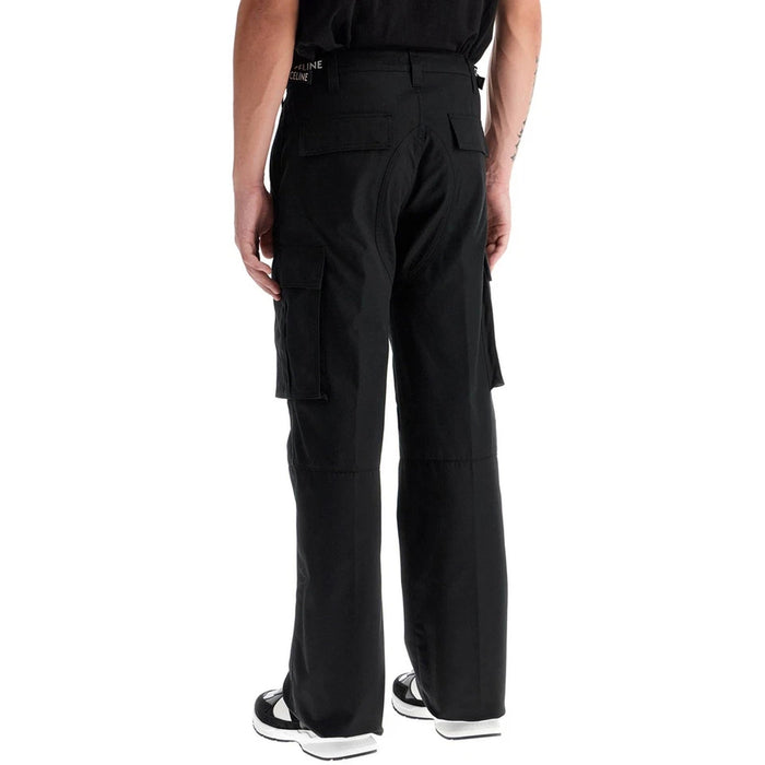 Céline Cargo Pants Black Cotton Polyester