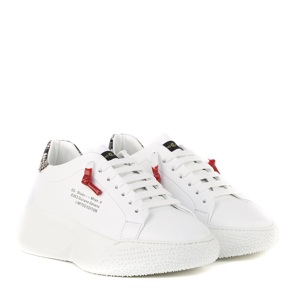 Giuliano Galiano Sneakers White Calfskin