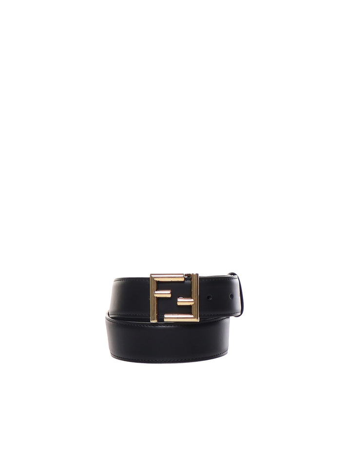 Fendi Belts Black Calfskin