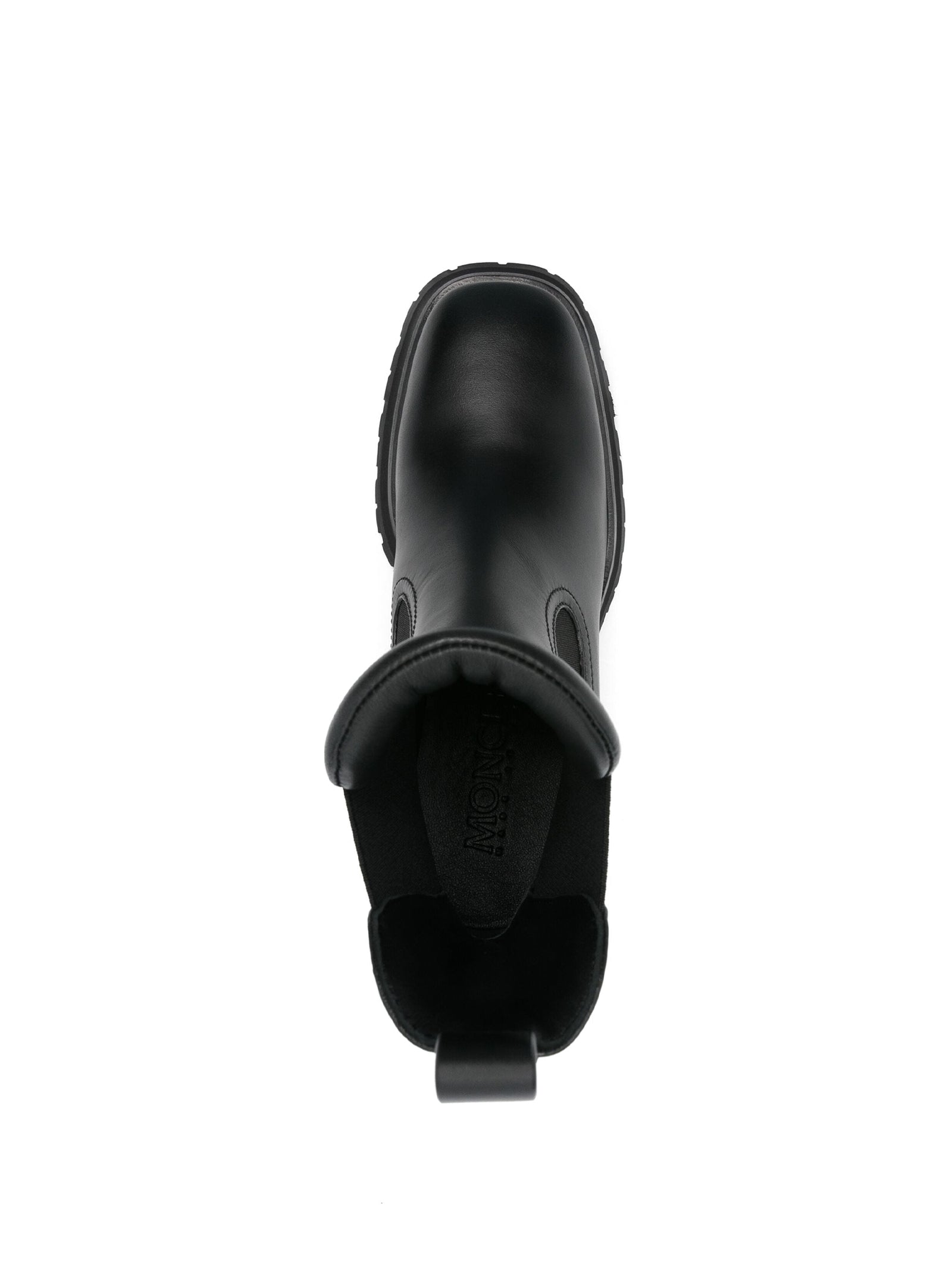 Moncler Boots Black Leather