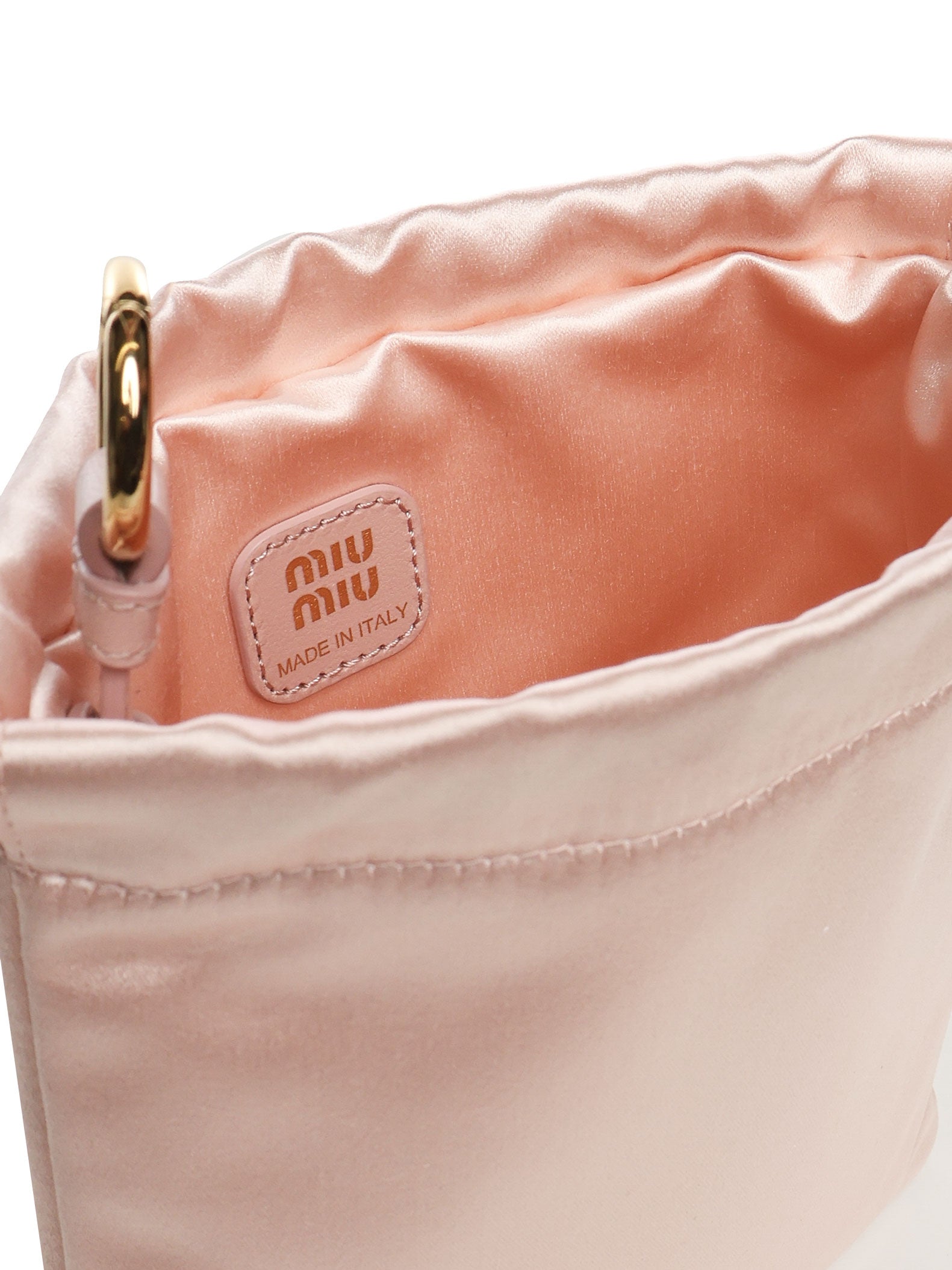 Miu Bags Pink Silk
