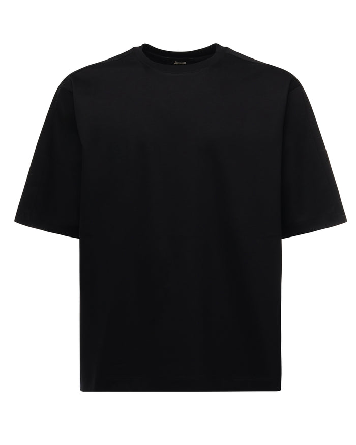 Herno T-shirts and Polos Black Cotton
