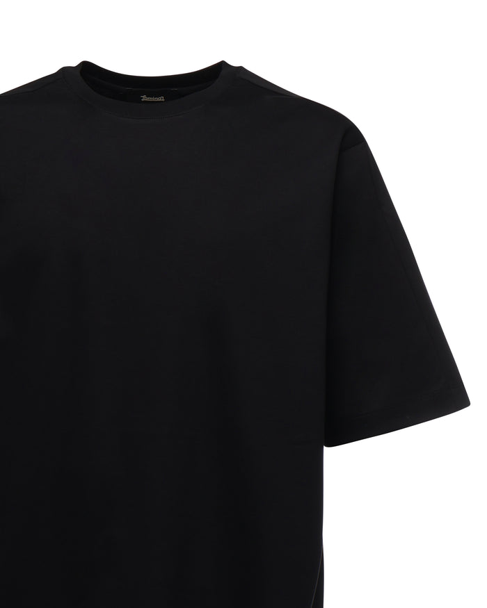 Herno T-shirts and Polos Black Cotton