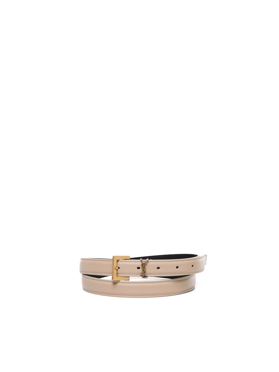 Saint Laurent Belts Beige Calfskin