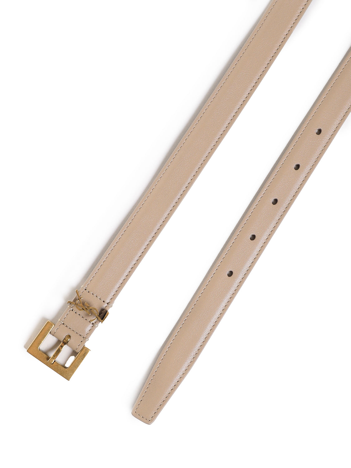 Saint Laurent Belts Beige Calfskin