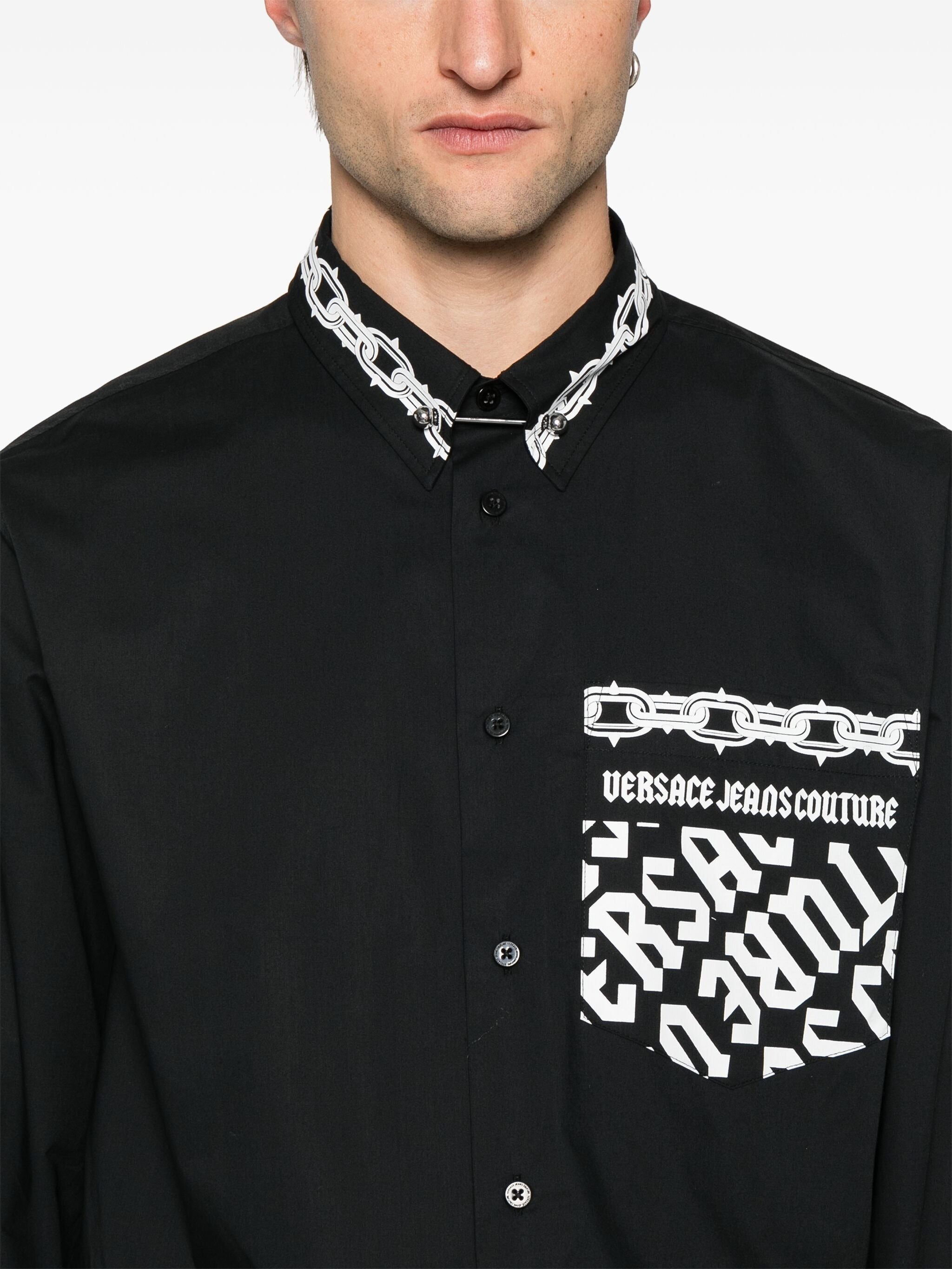 Versace Jeans Shirts Black