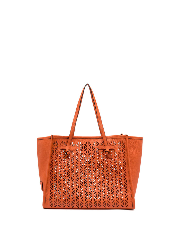 G.chiarini Marcella Bags Coral Red Pelle
