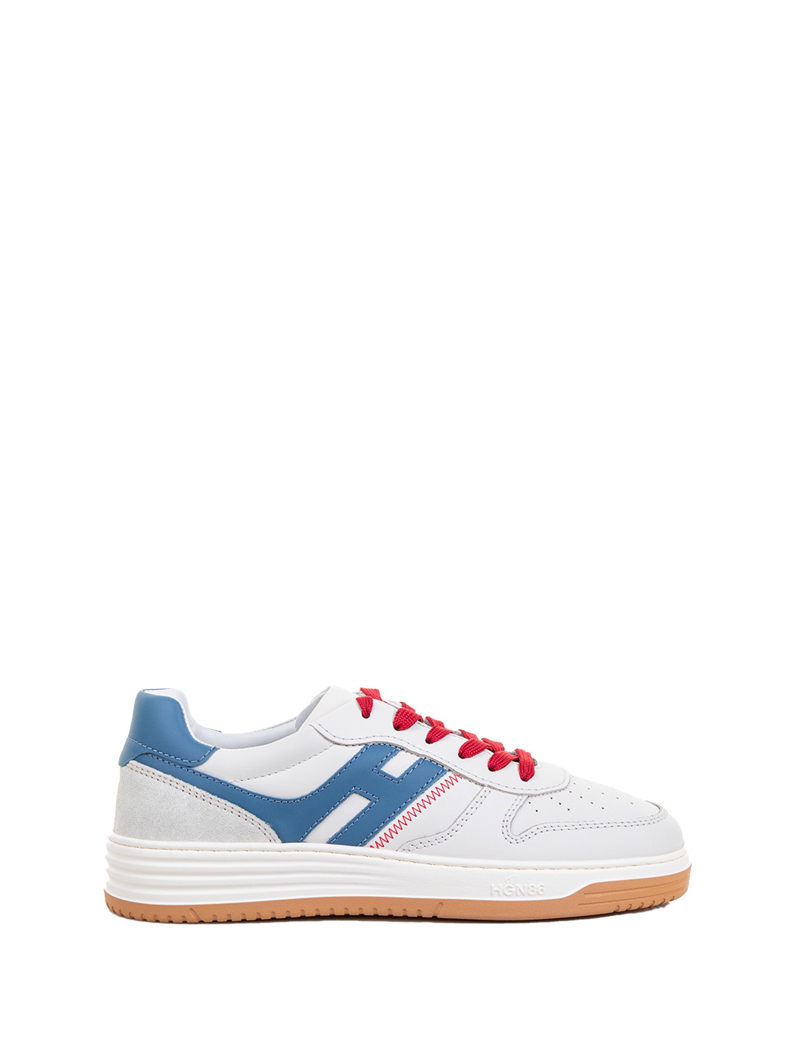 Hogan Sneakers Bianco Bluette Rosso Leather