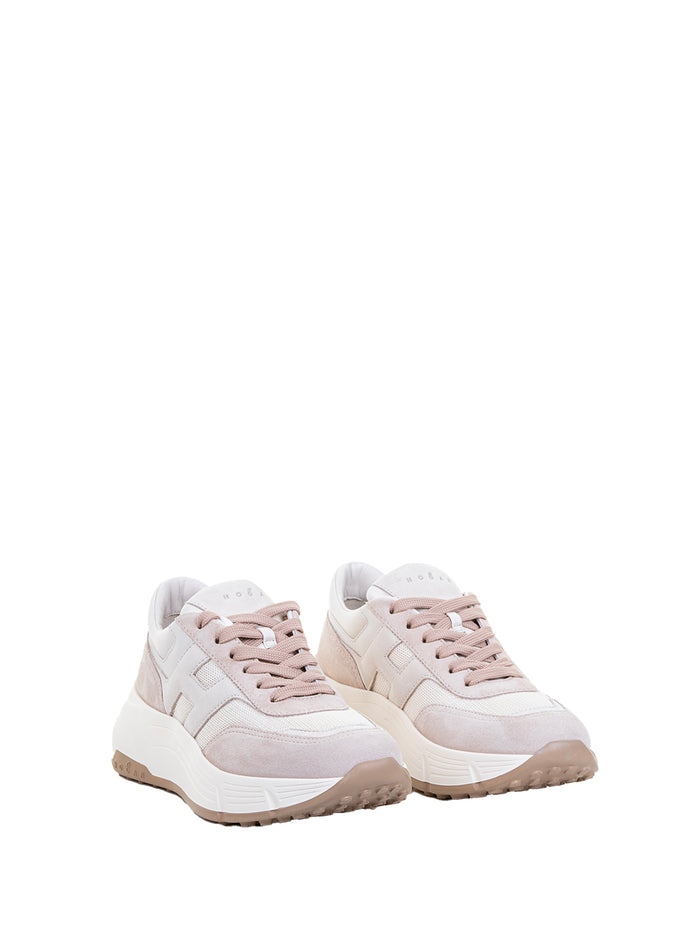 Hogan Sneakers Bianco Cipria Leather