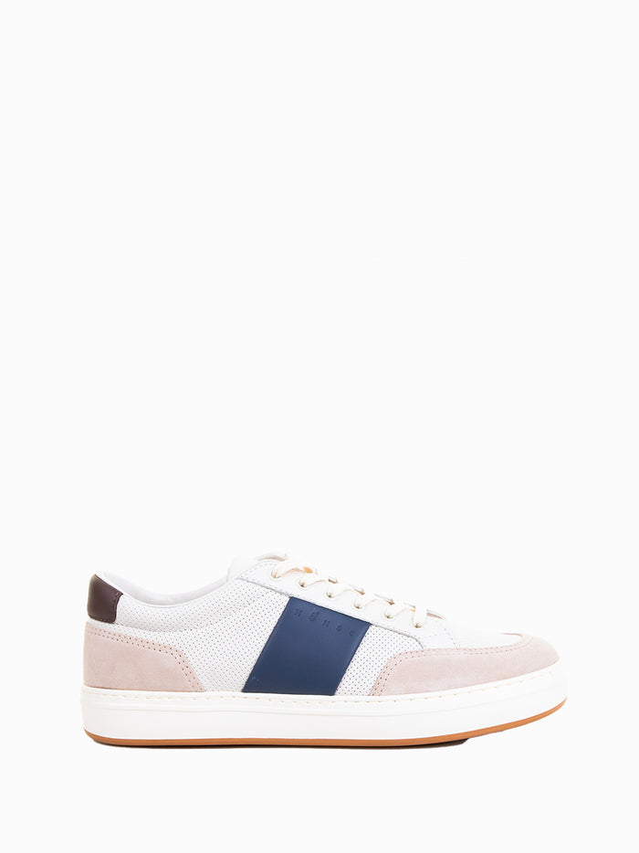 Hogan Sneakers Bianco Beige Blu Leather